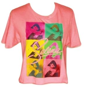 Selena Pop Art Cropped Tee